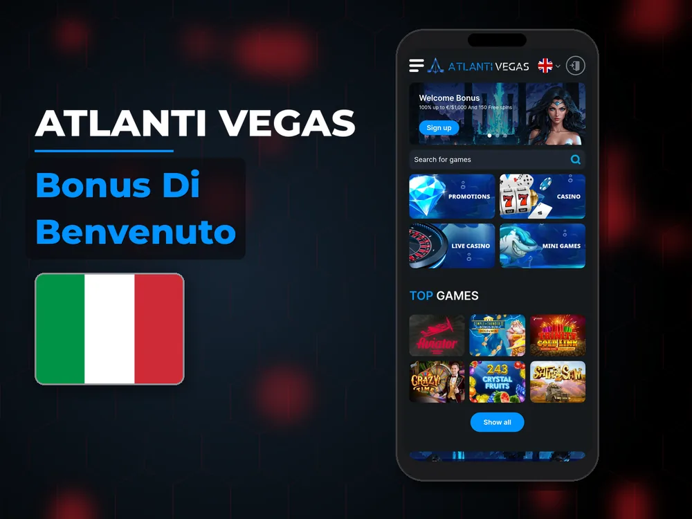 Atlanti Vegas - Bonus Di Benvenuto