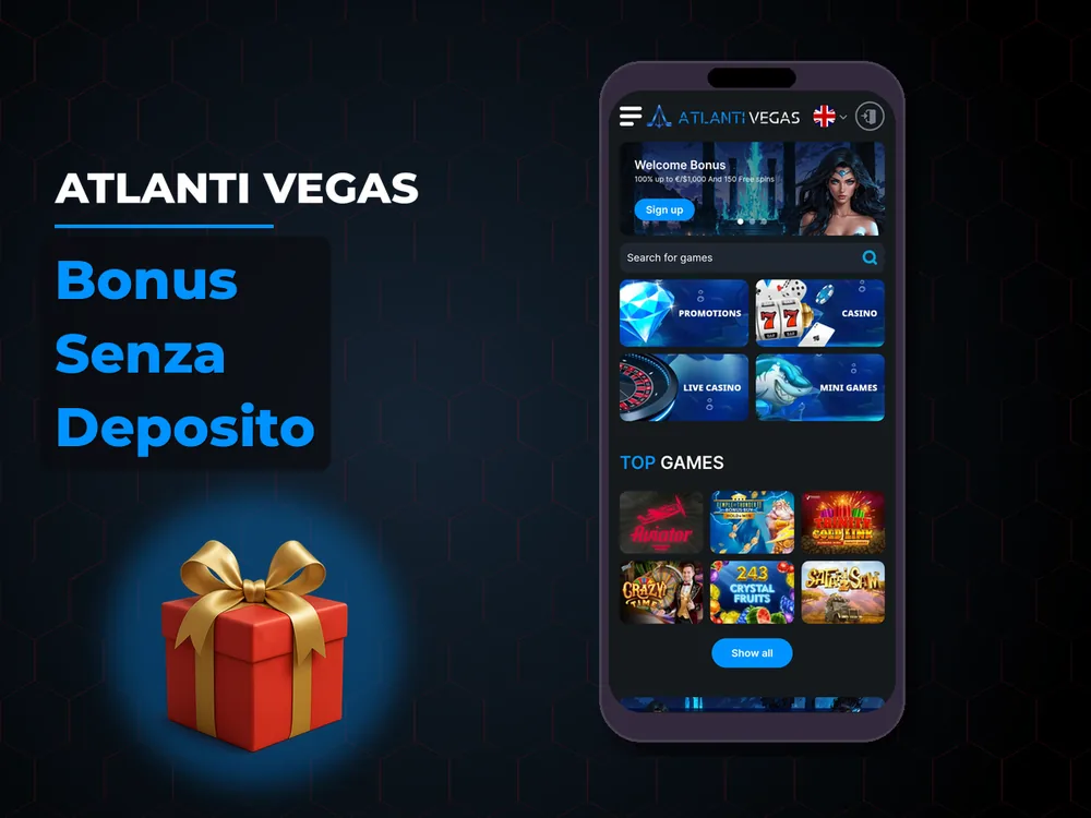 Atlanti Vegas - Bonus Senza Deposito