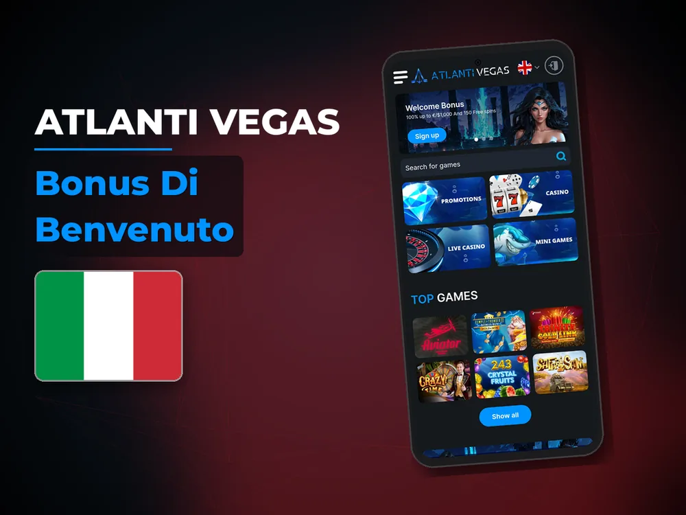Atlanti Vegas - Bonus Di Benvenuto