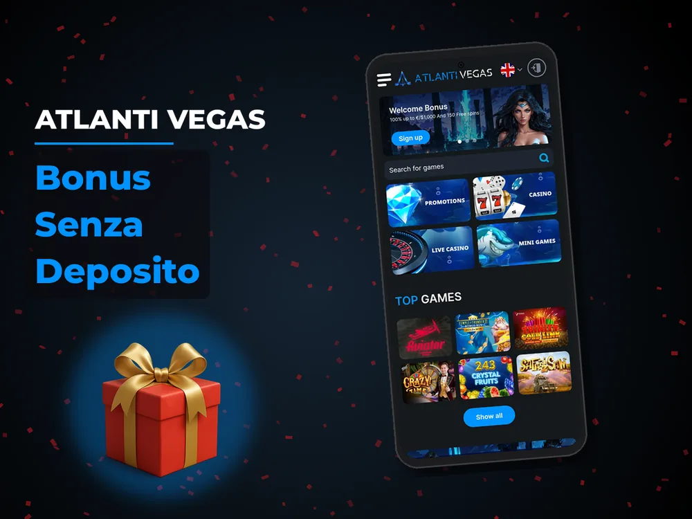 Atlanti Vegas - Bonus Senza Deposito