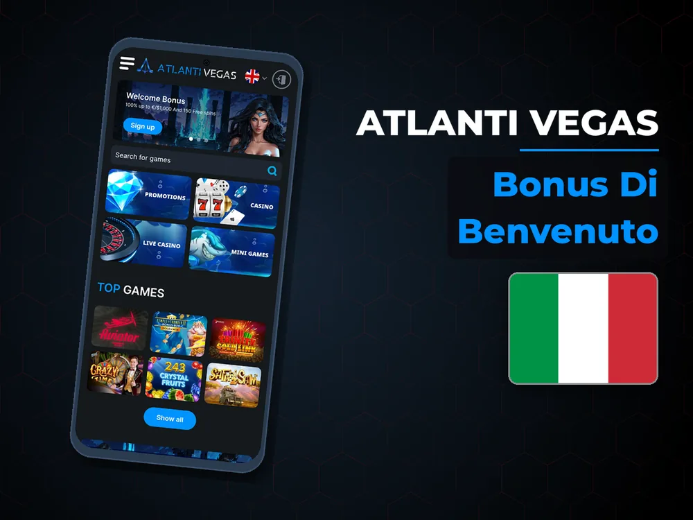Atlanti Vegas - Bonus Di Benvenuto